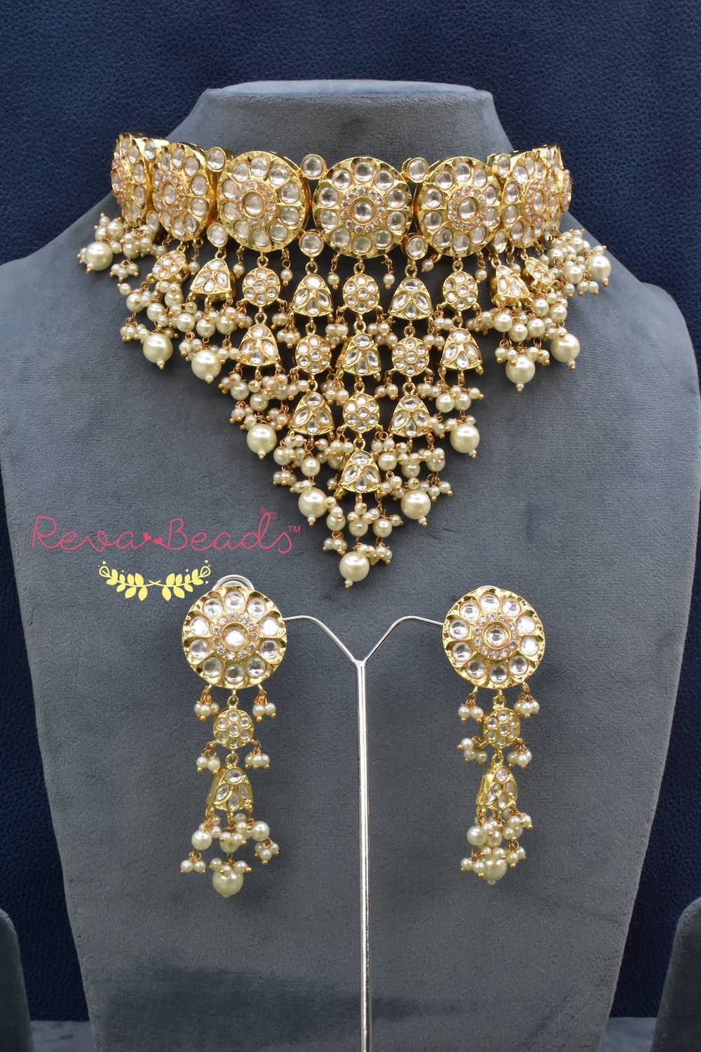 golden Kundan choker