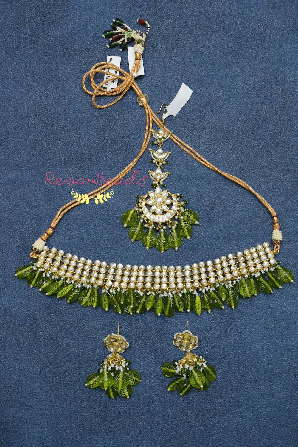 necklace earrings tika set