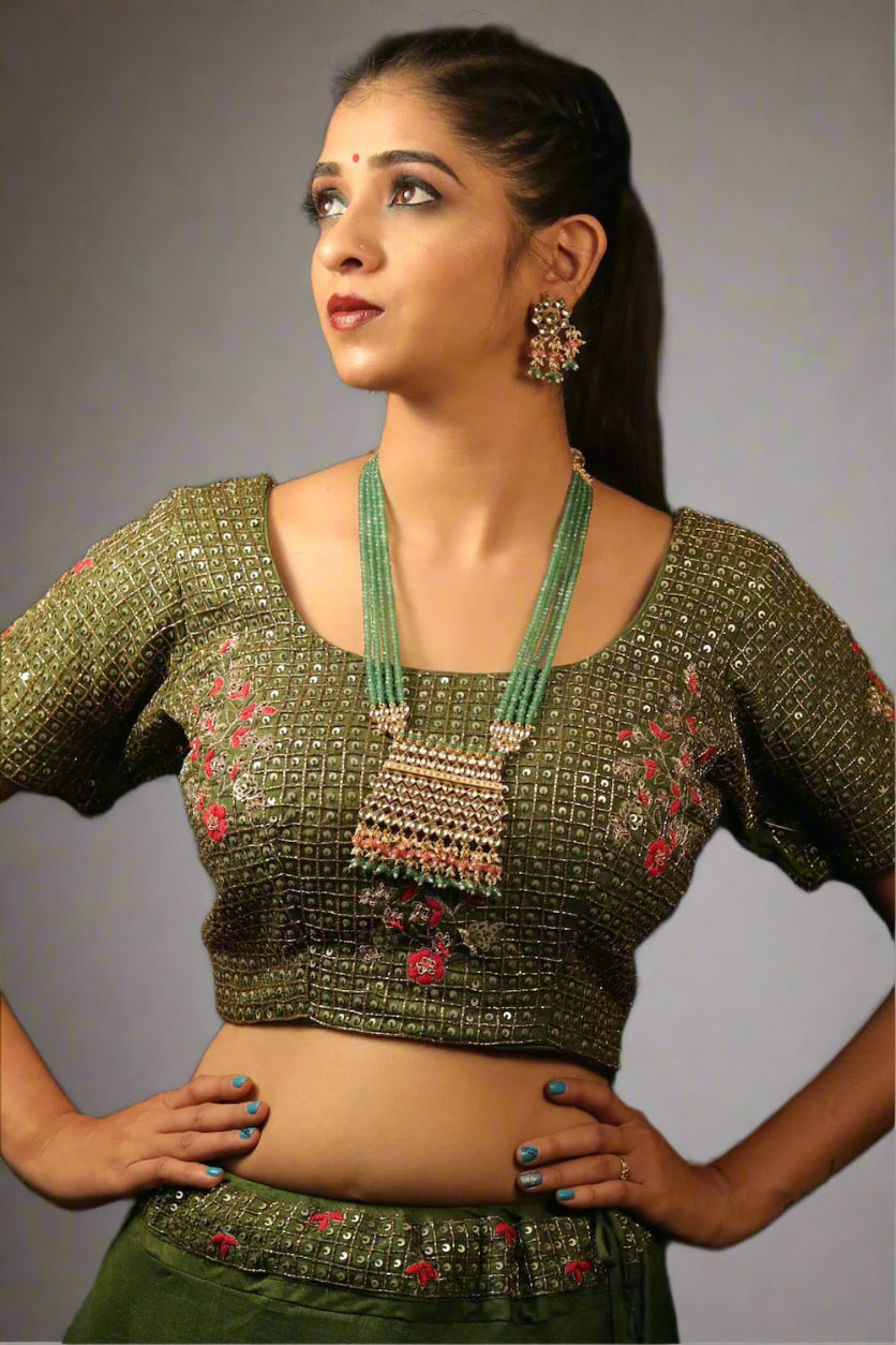 kundan long necklace