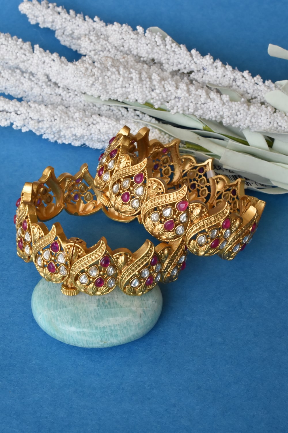 matte gold bangles