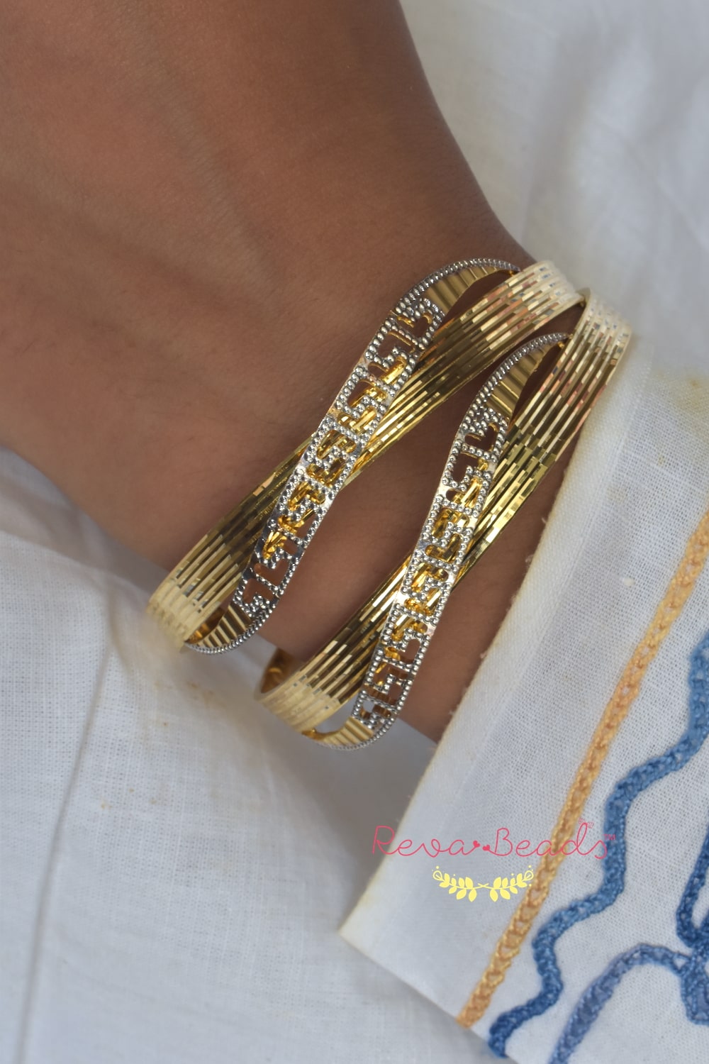 gold look alike bangle