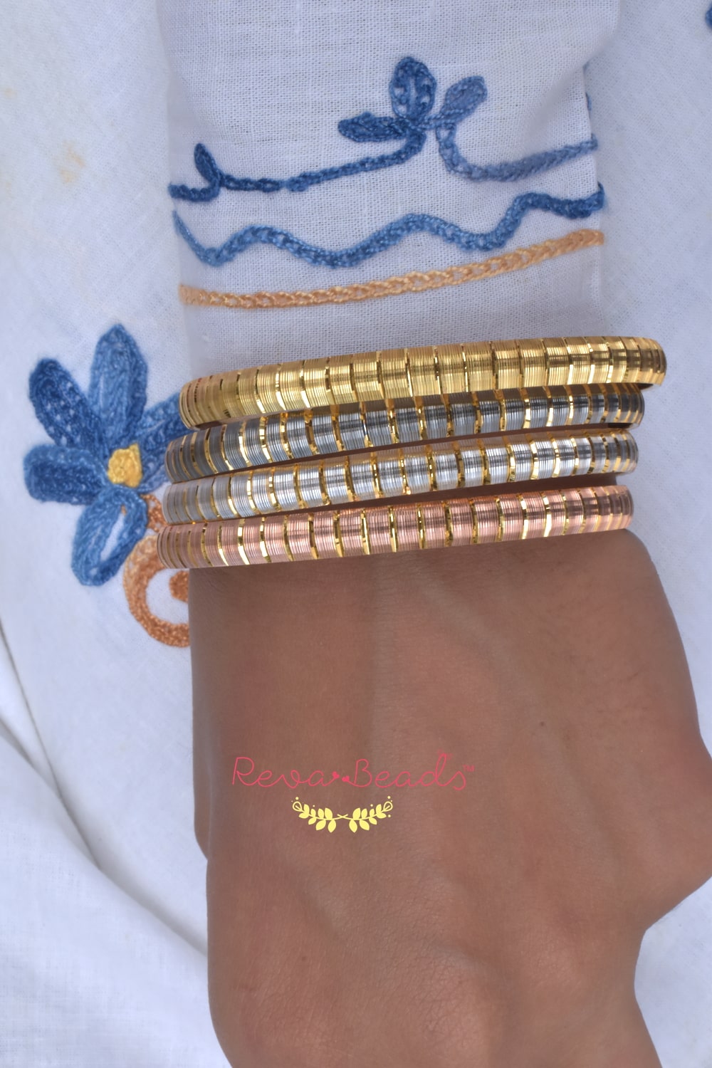 cnc four tone bangle