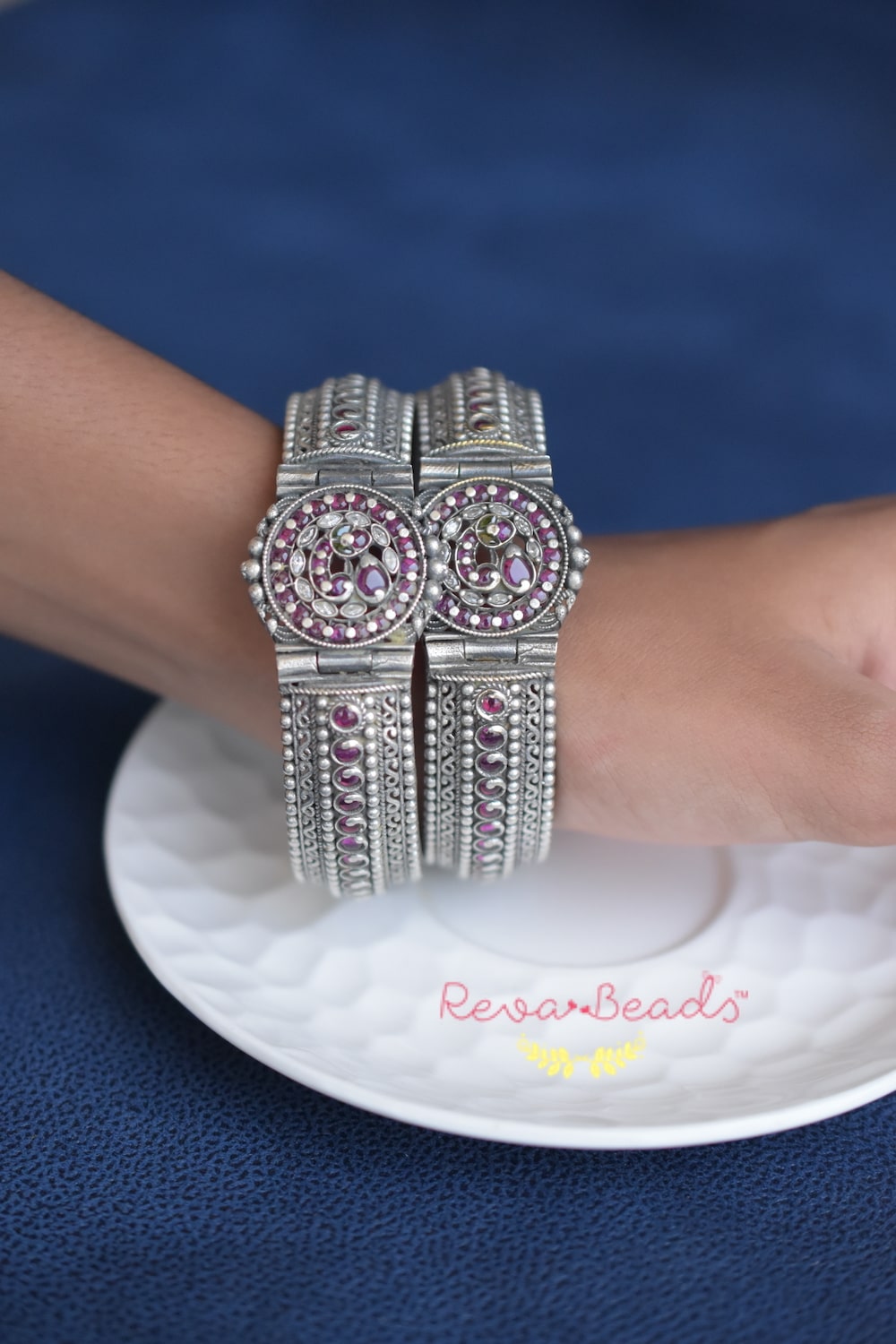 Silver Pair of bangle