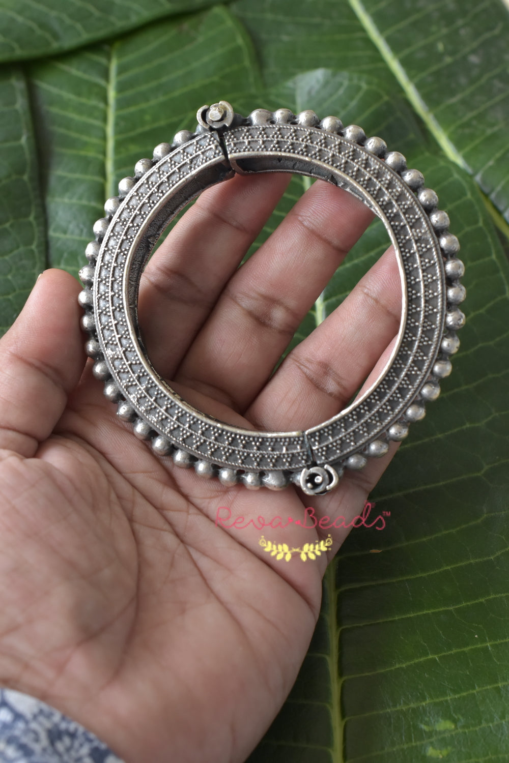 Tribal on sale silver bangles