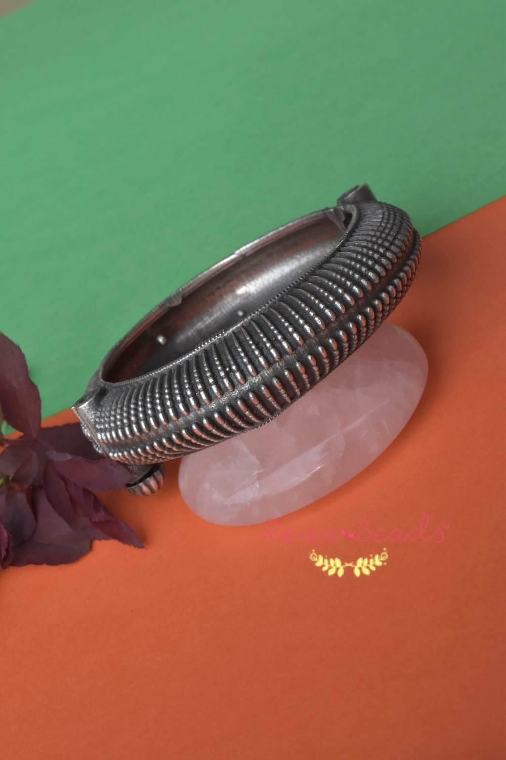 antique silver kada