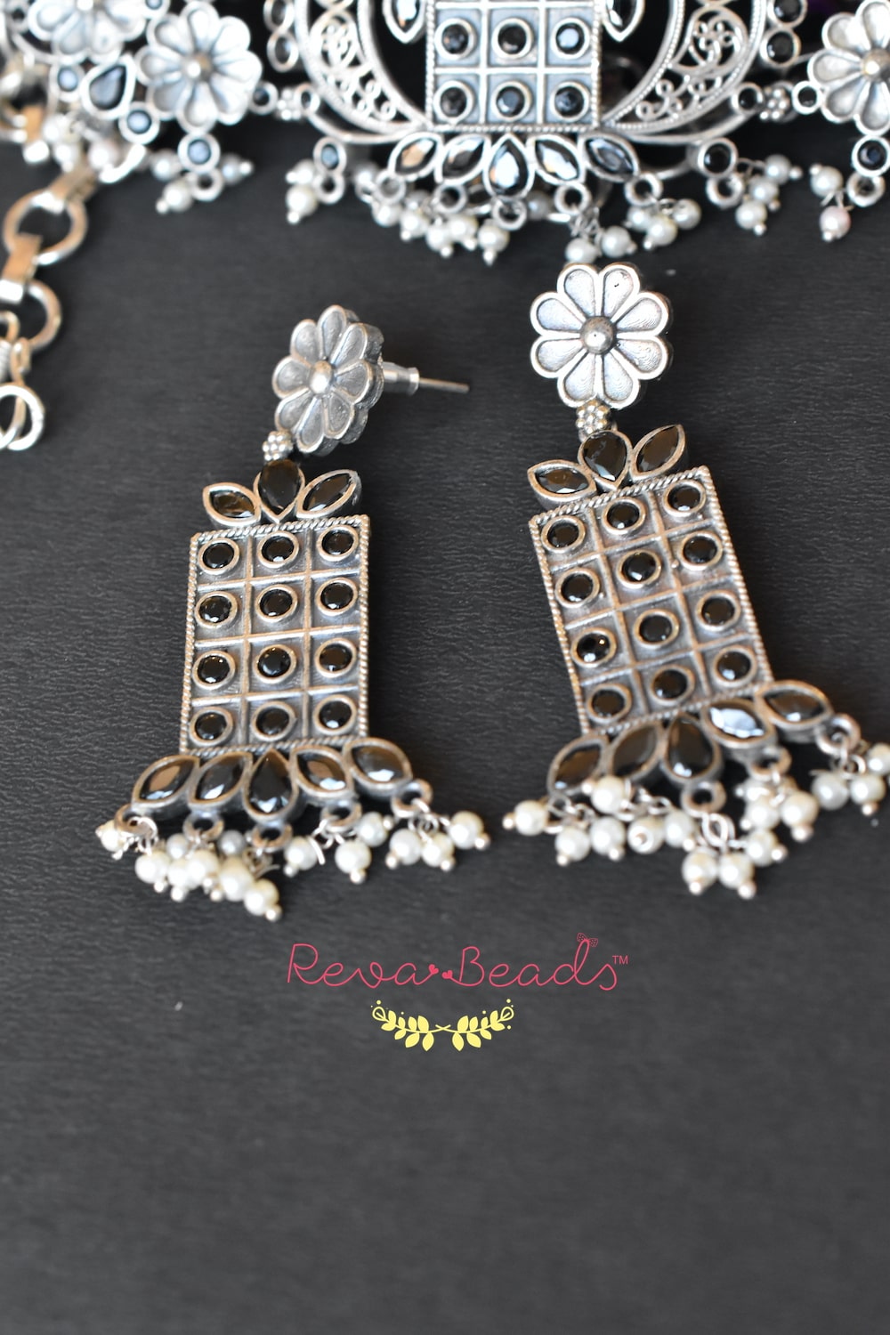black oxidised jewelry
