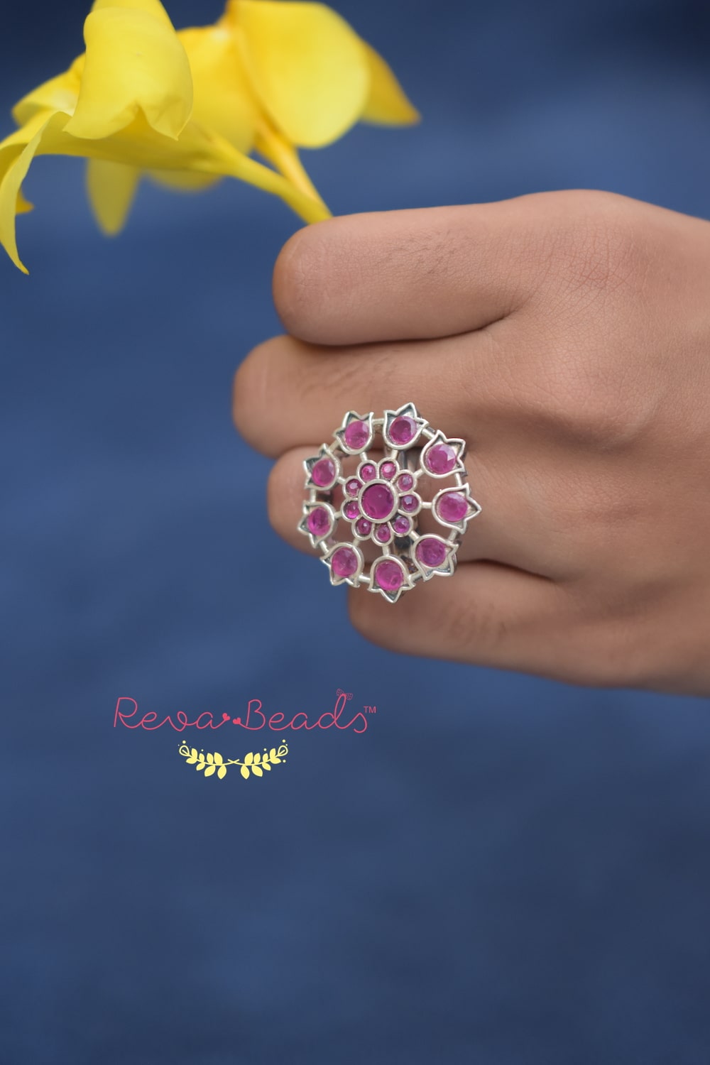 ruby finger ring
