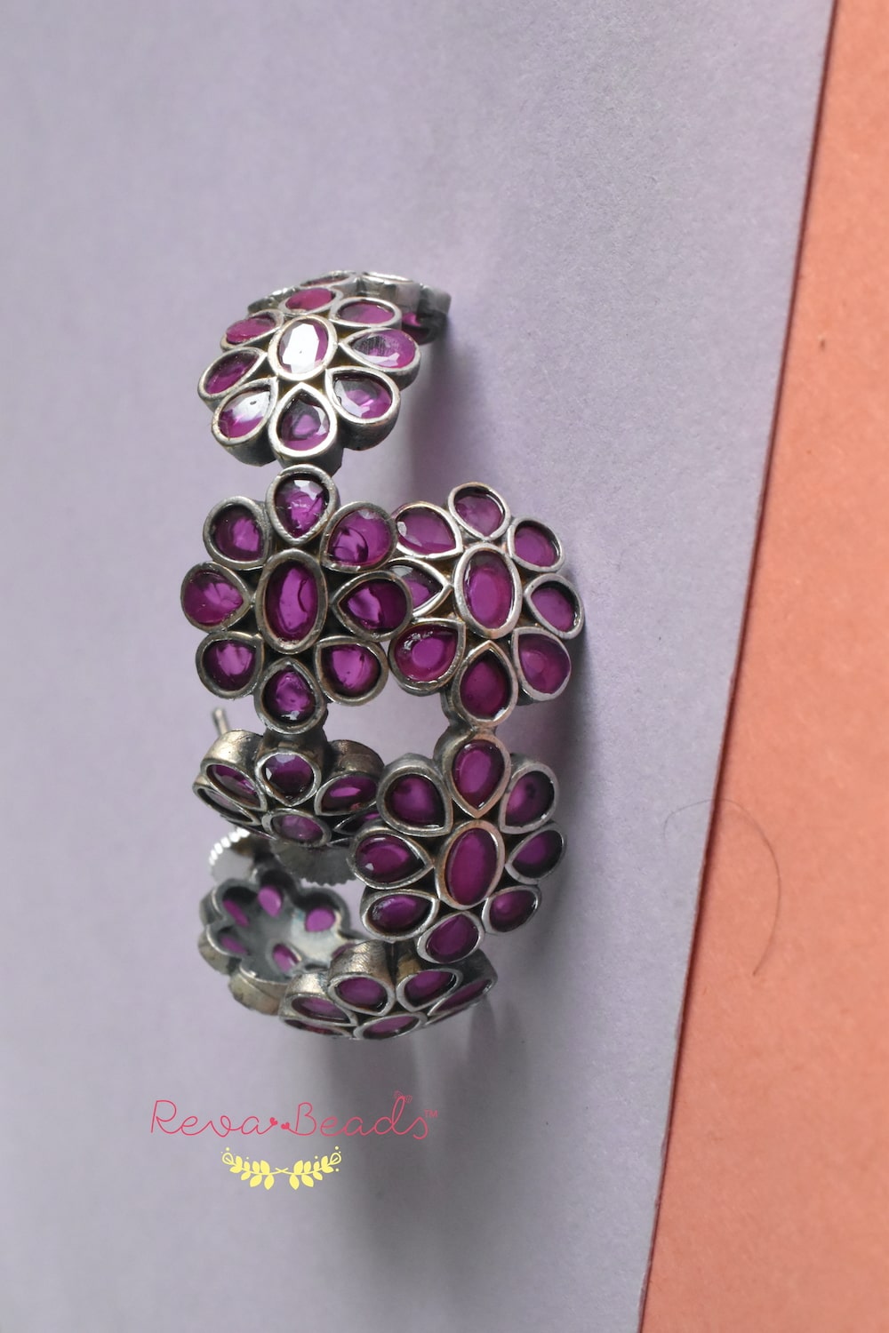 ruby earrings
