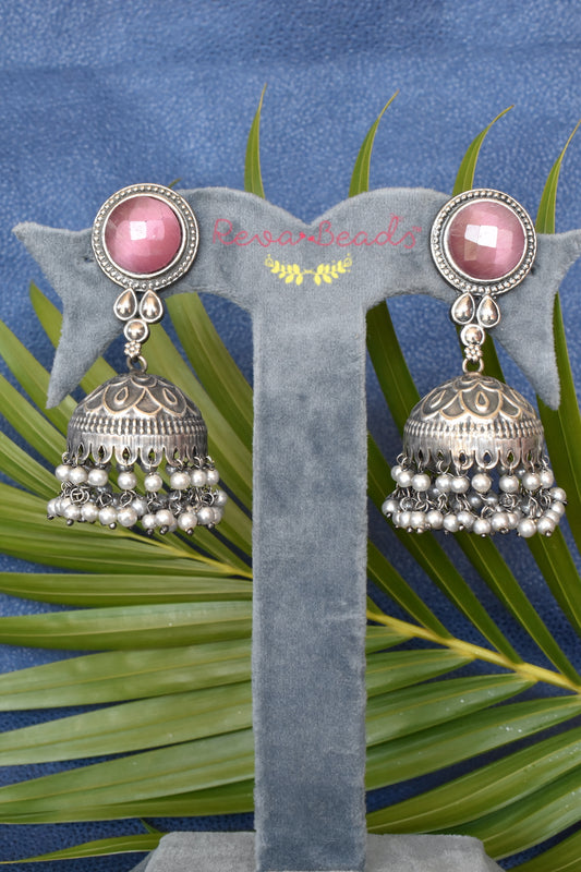 tribal jhumka earrings trje221241
