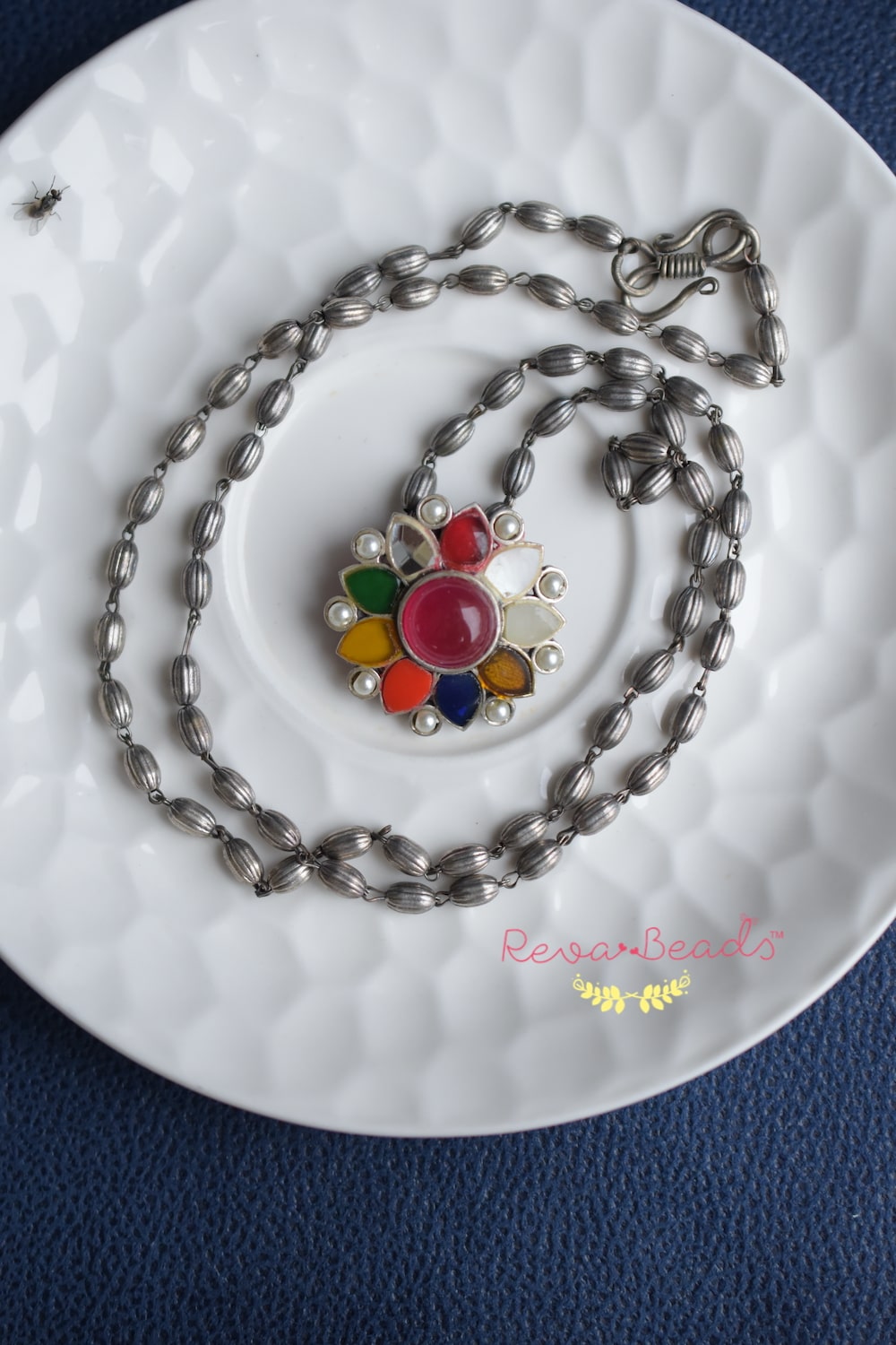 tribal long necklace trln221181