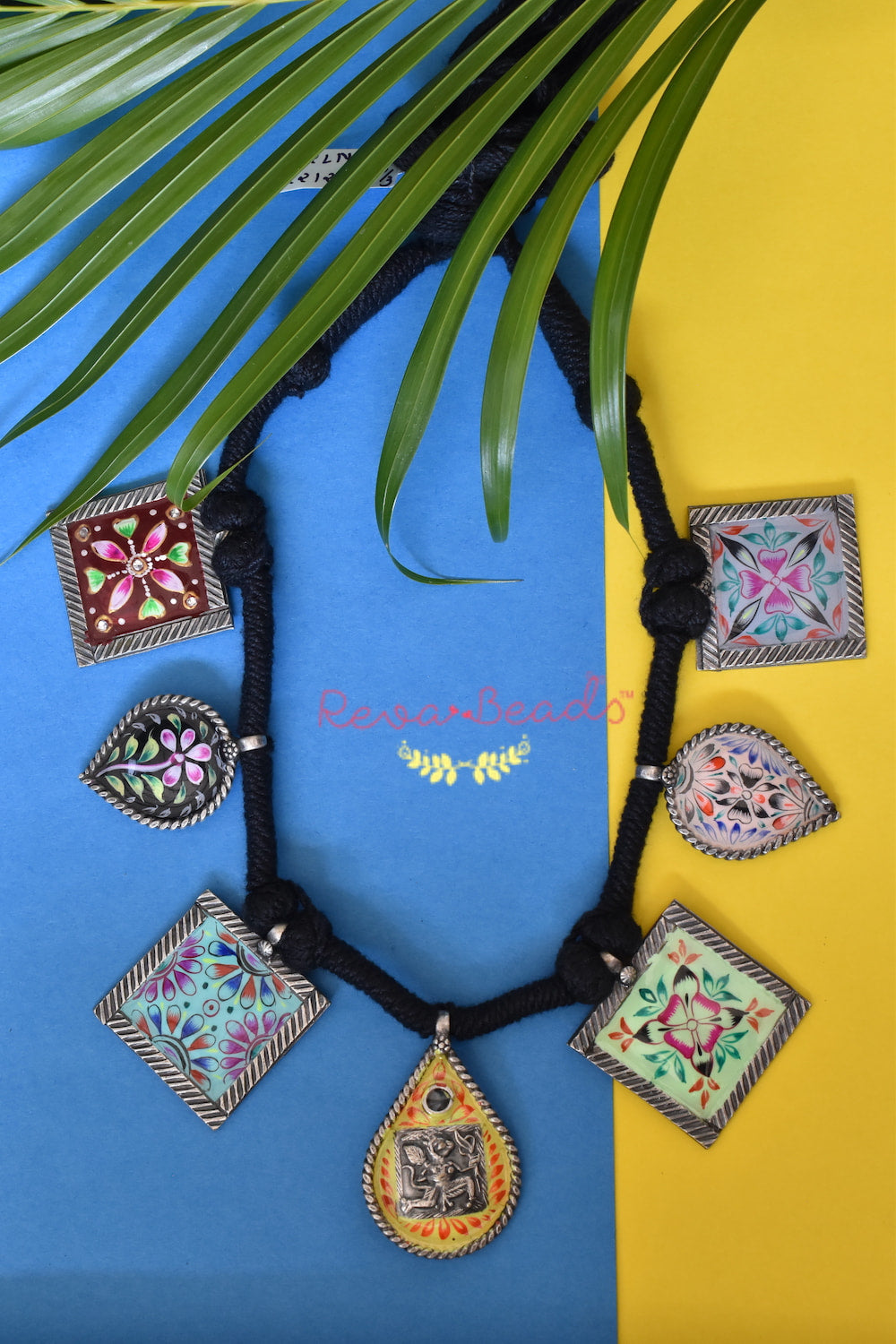 tribal long necklace trln221247