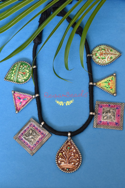 tribal long necklace trln221247