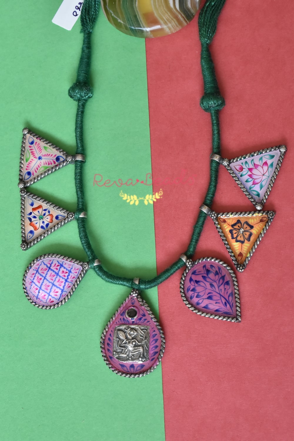 tribal long necklace trln221247