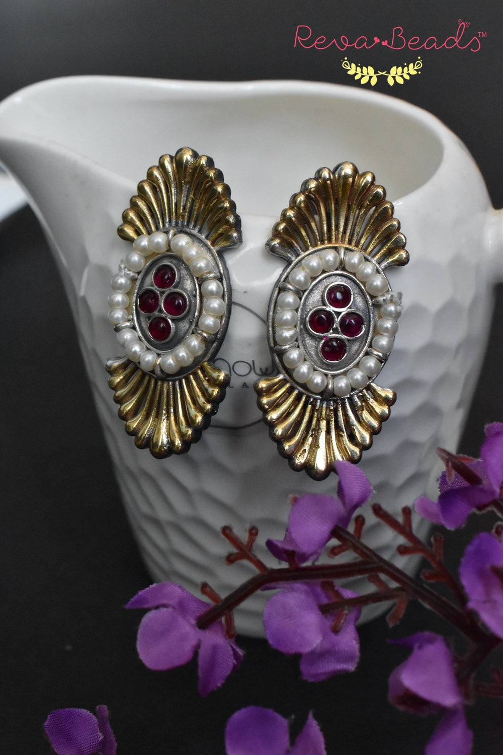 tribal stud earrings