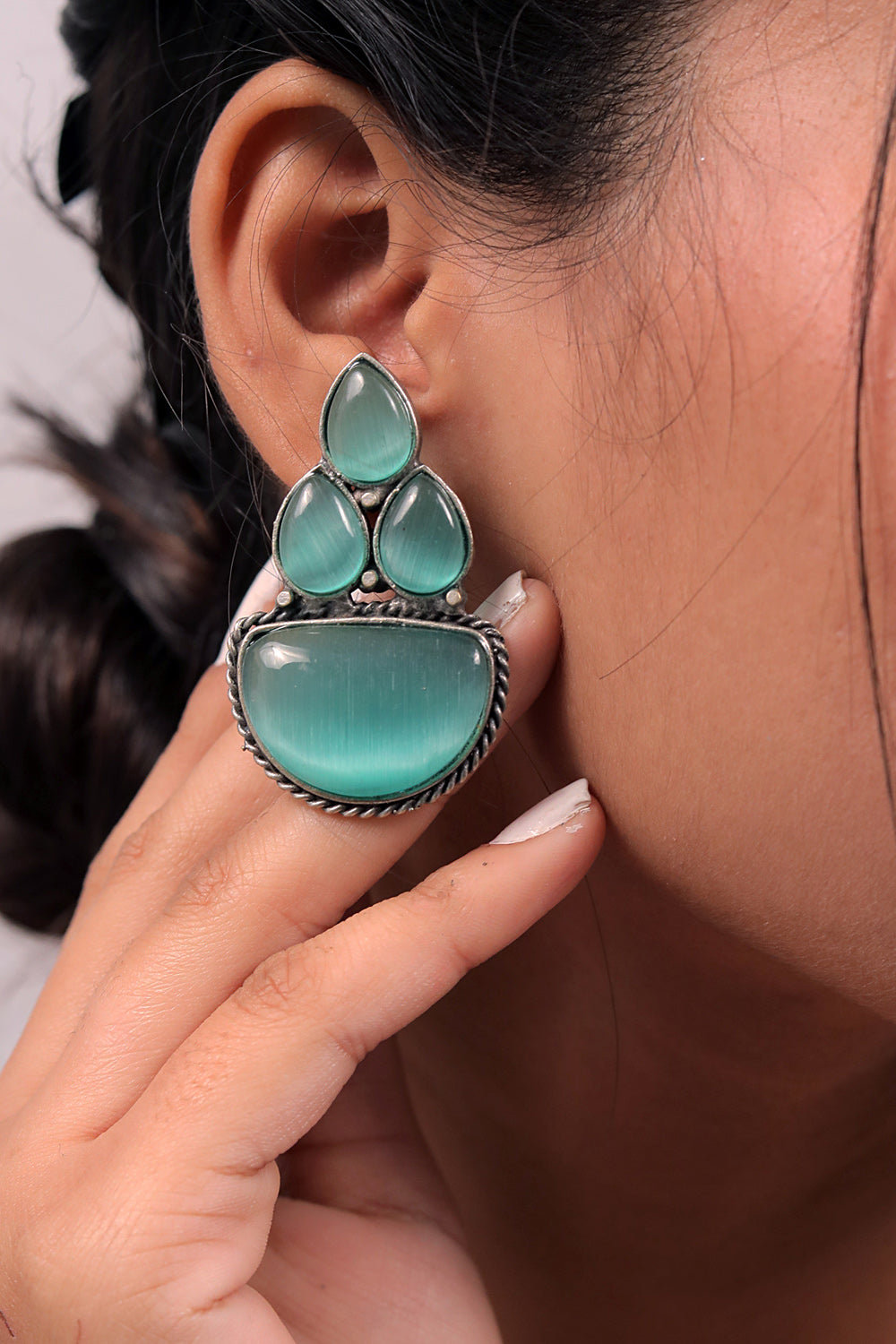 mint earrings