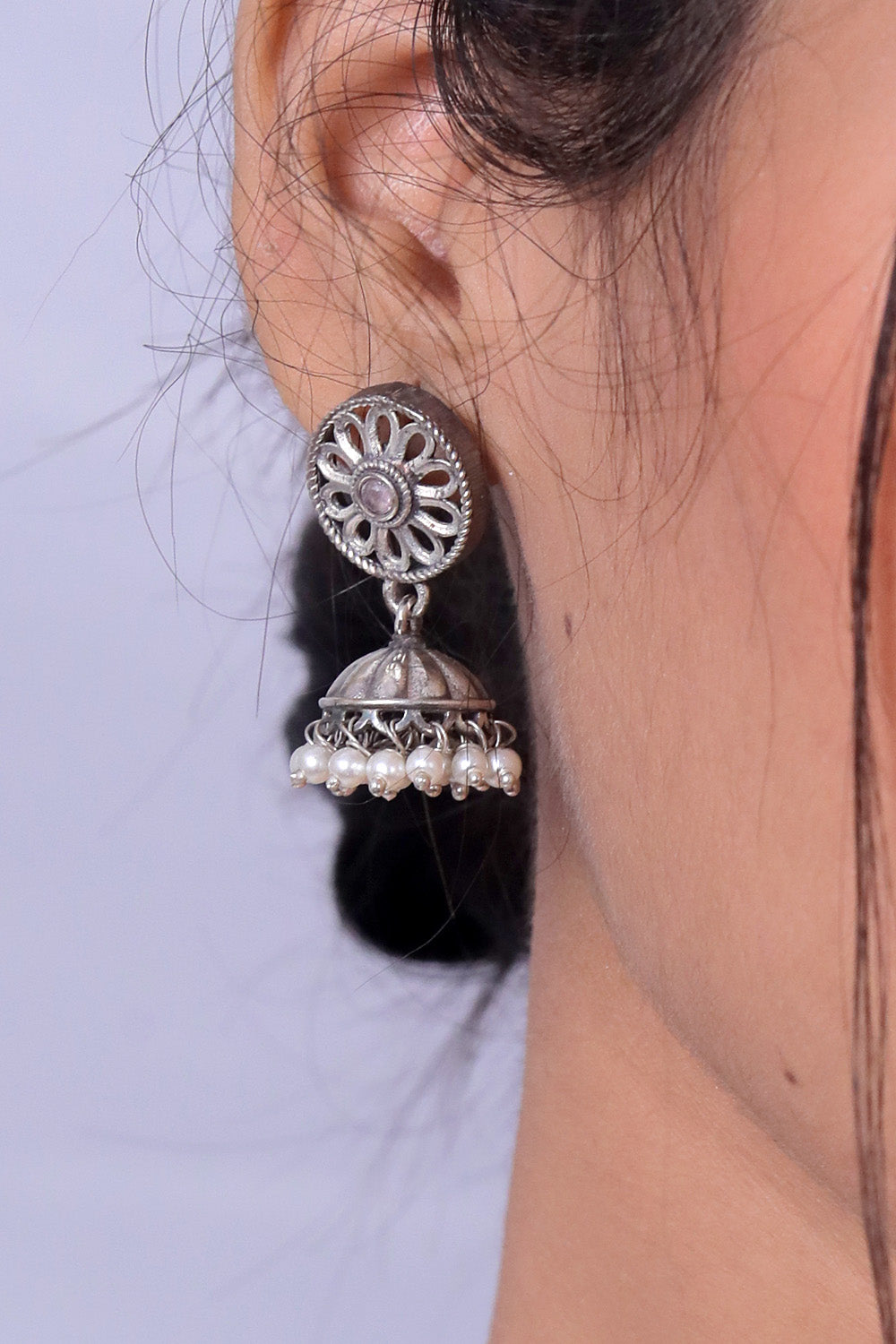 Tribal long necklace earrings set trlnes230500