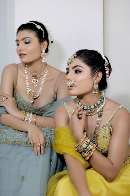 mehendi ceremony jewellery