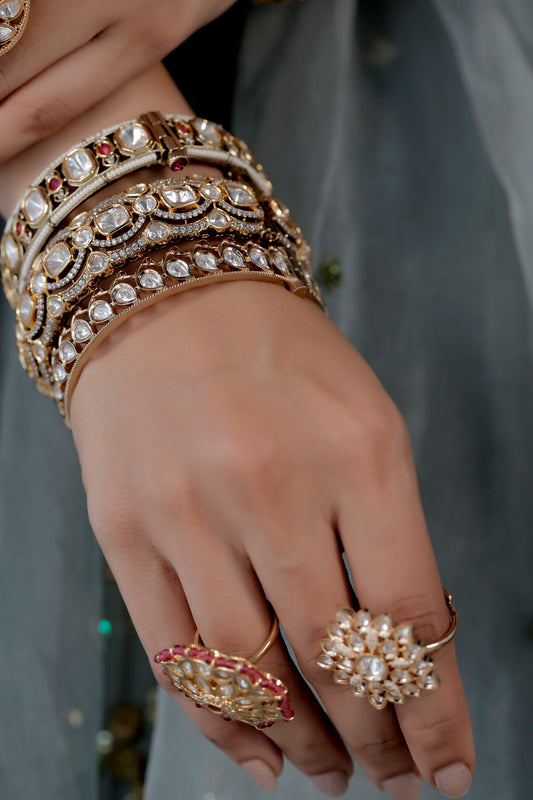 peacock single line openable bangle