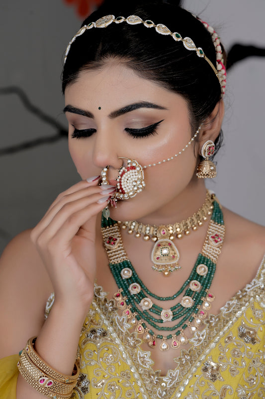 beaded nose ring