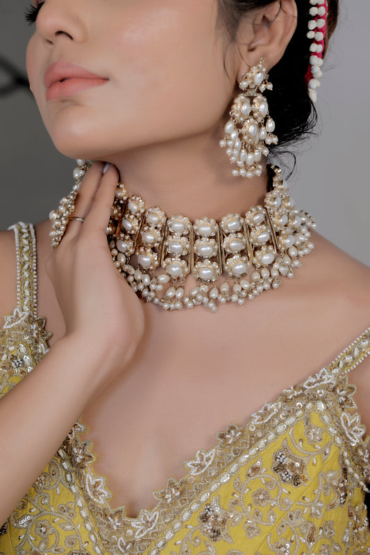 pearl choker set