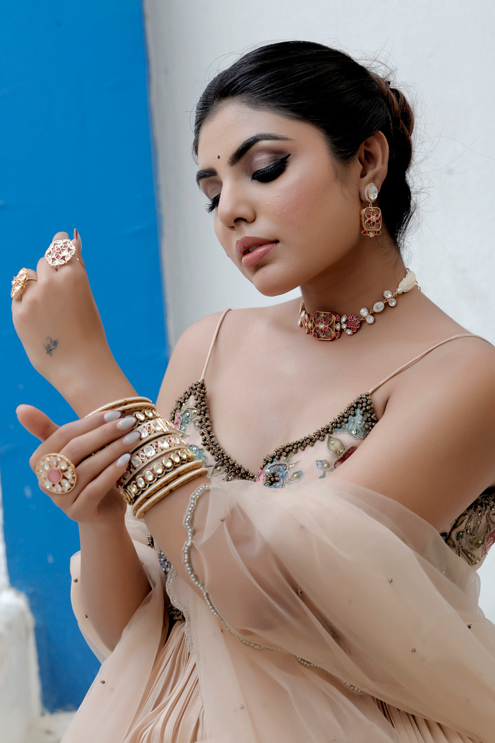 jewellery ideas look for pastel outfit