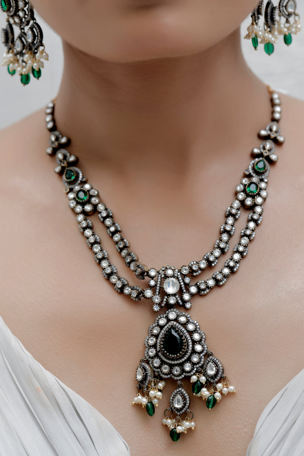 multi layer necklace set