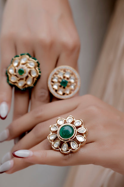 Kundan finger ring kfr230629