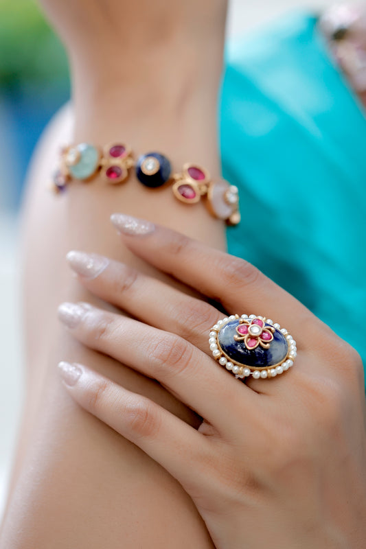 sodalite finger ring