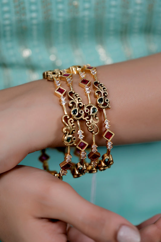 peacock bangle