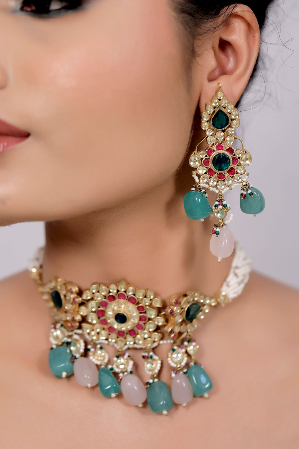 kundan choker necklace