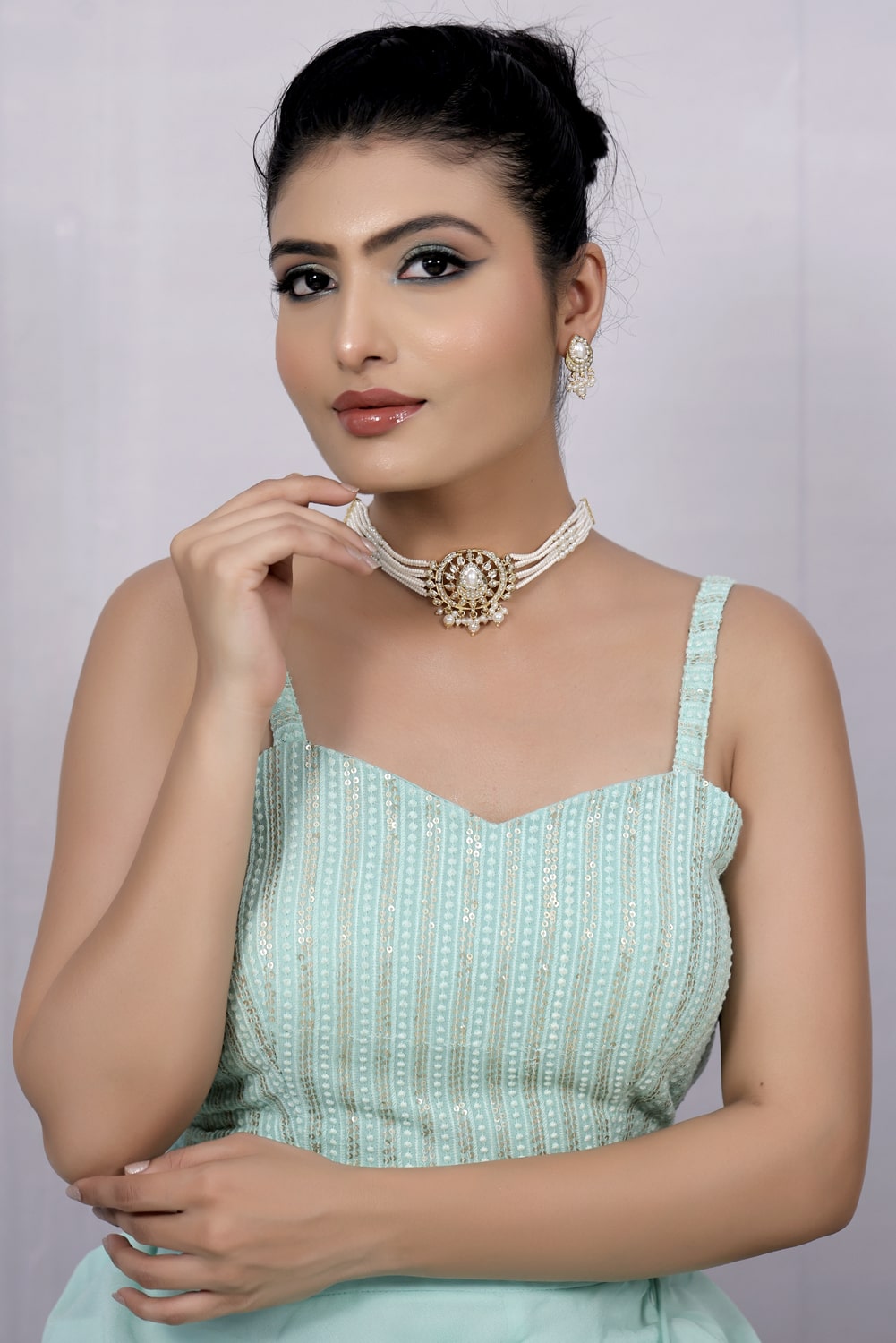 pearl necklace set