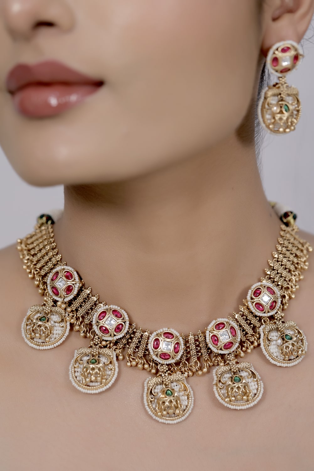 rajawadi sone pe suhaga set