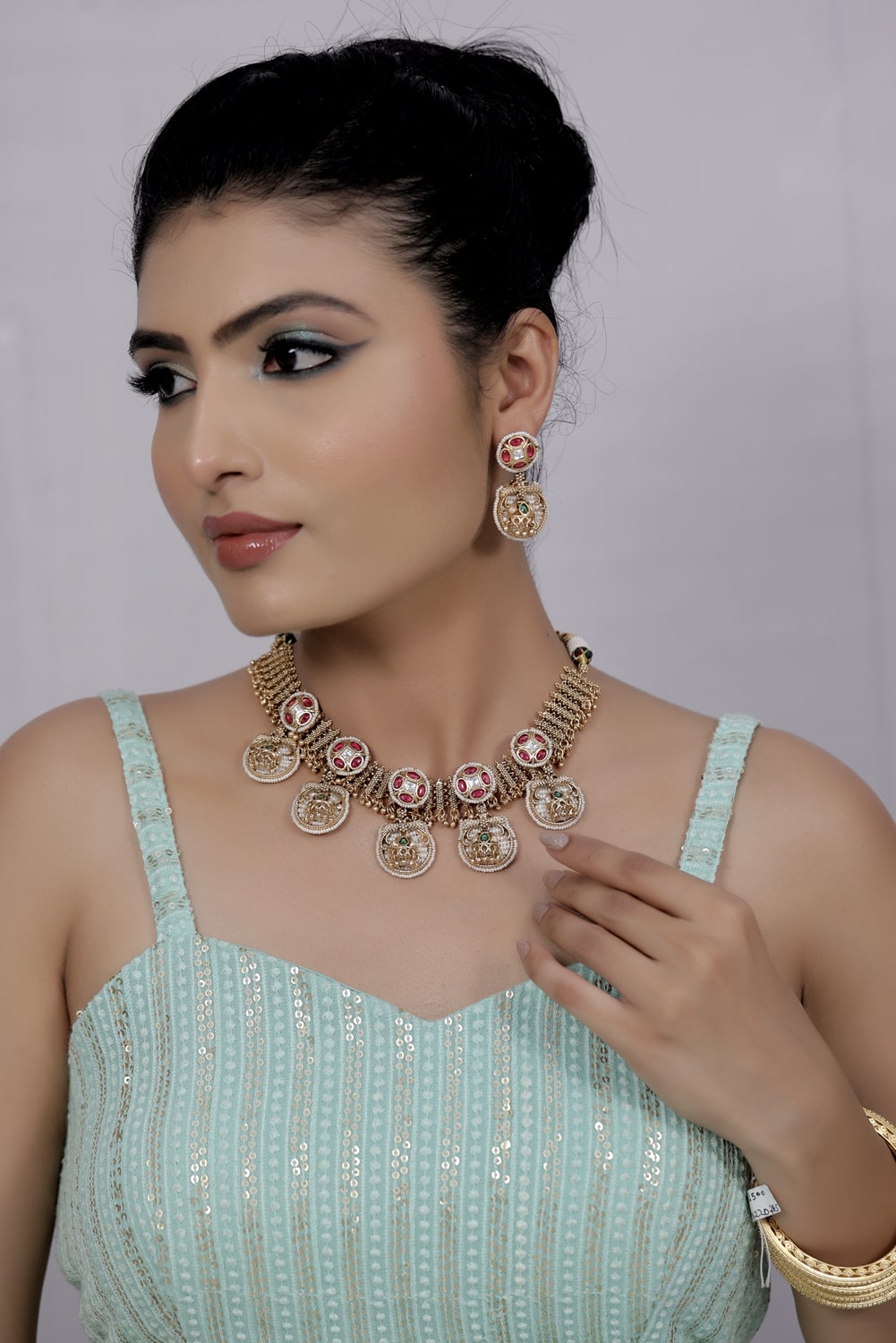 rajawadi sone pe suhaga set