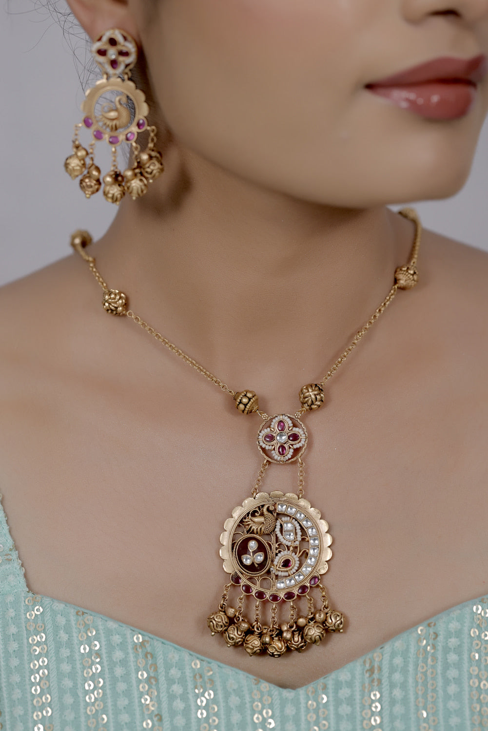 stone inlay jewellery