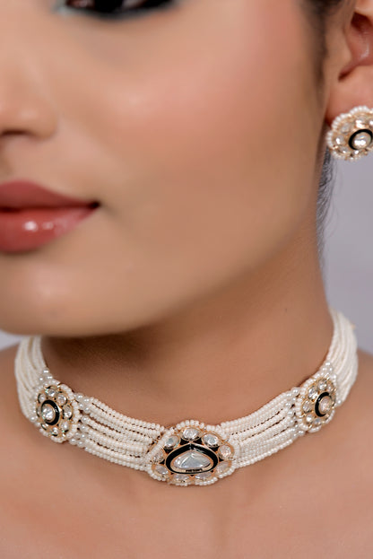 Jadau choker necklace
