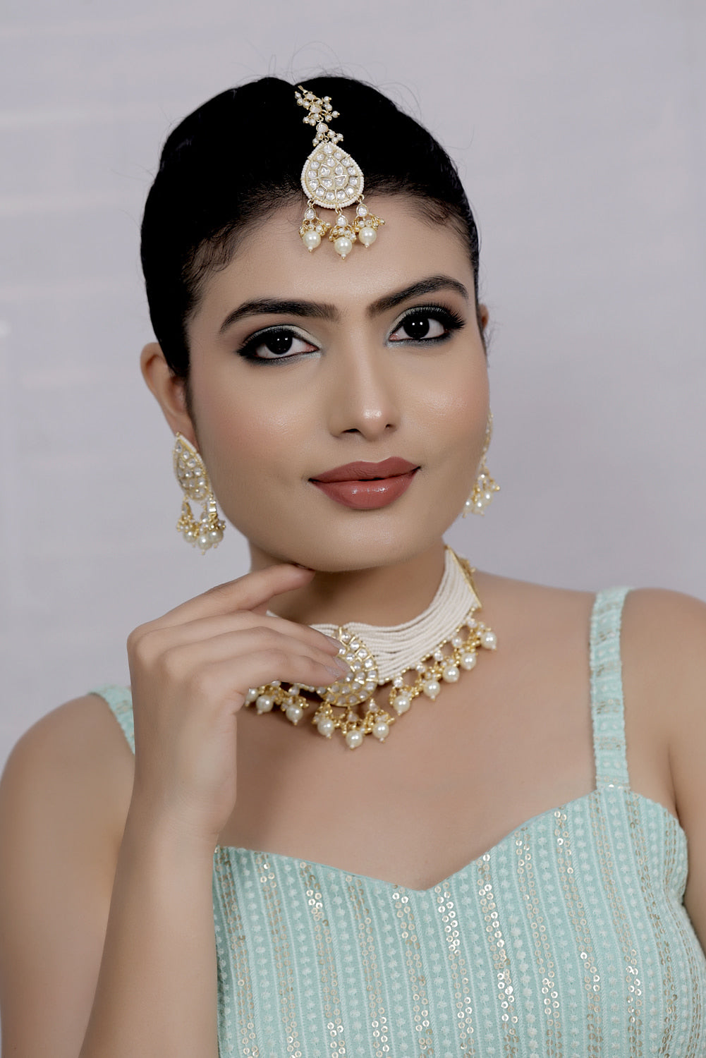 paachi kundan choker set