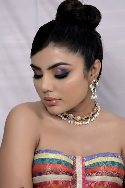 navratna choker set