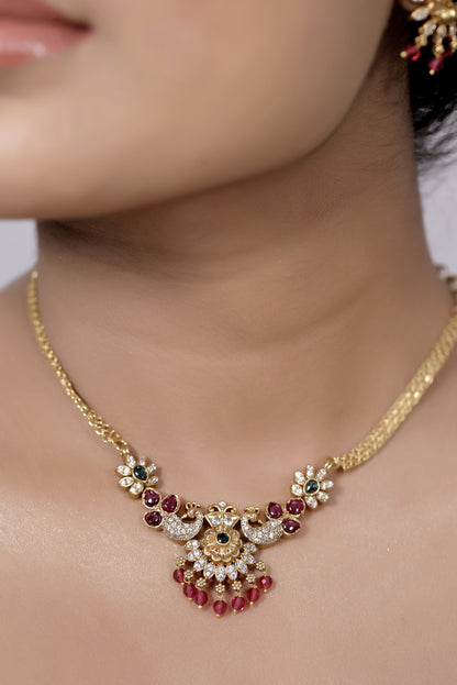 delicate temple necklace