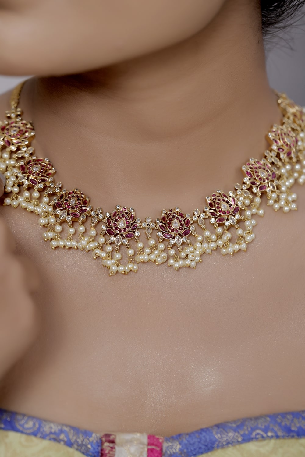 lotus necklace