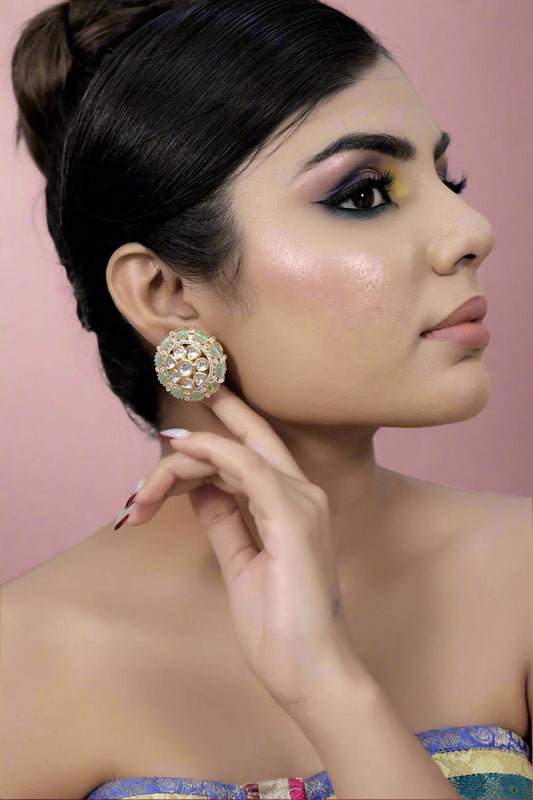 kundan studs