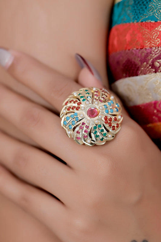 stone finger ring
