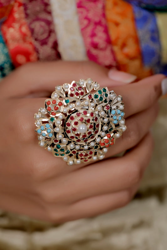 navratna finger ring