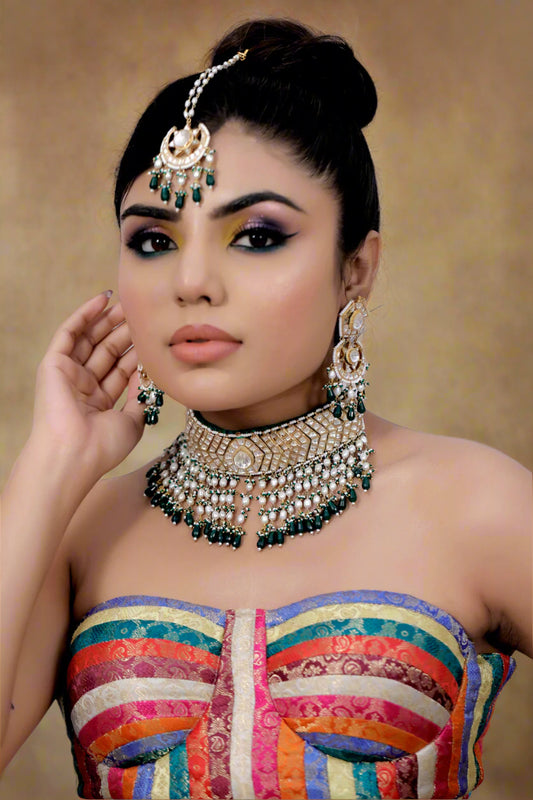 kundan choker set