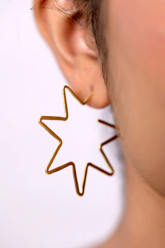 star earrings