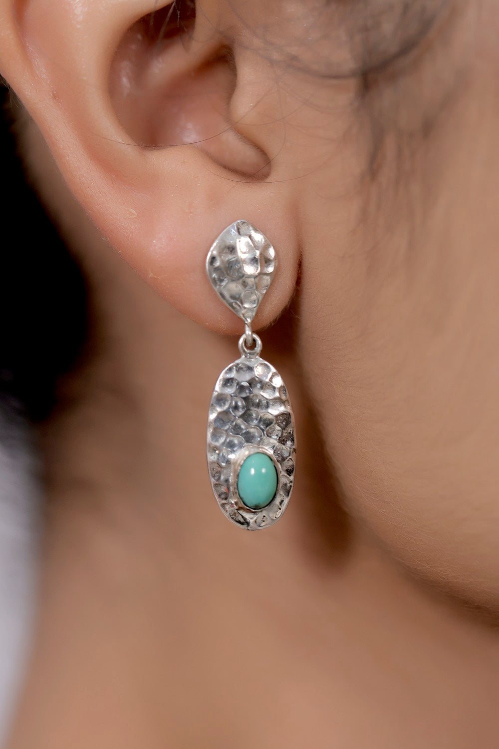 sterling silver drop earrings