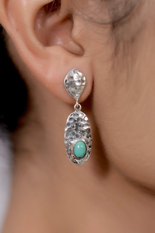sterling silver drop earrings