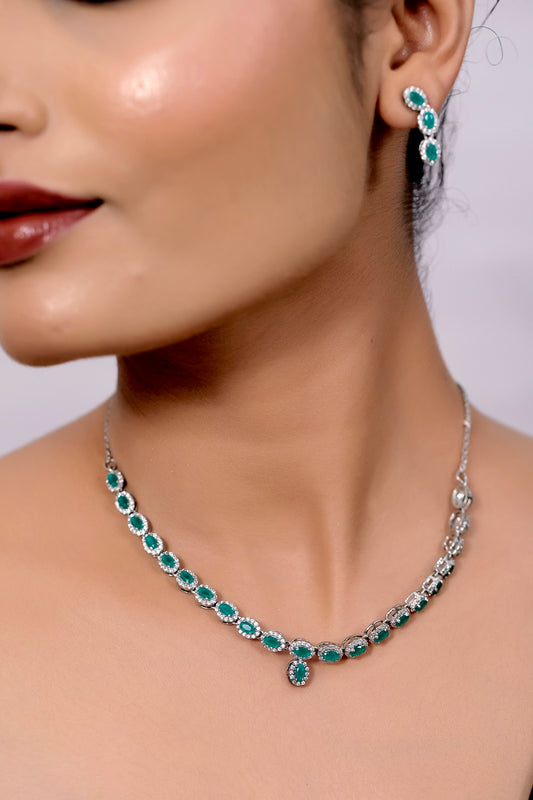 sterling silver necklace set