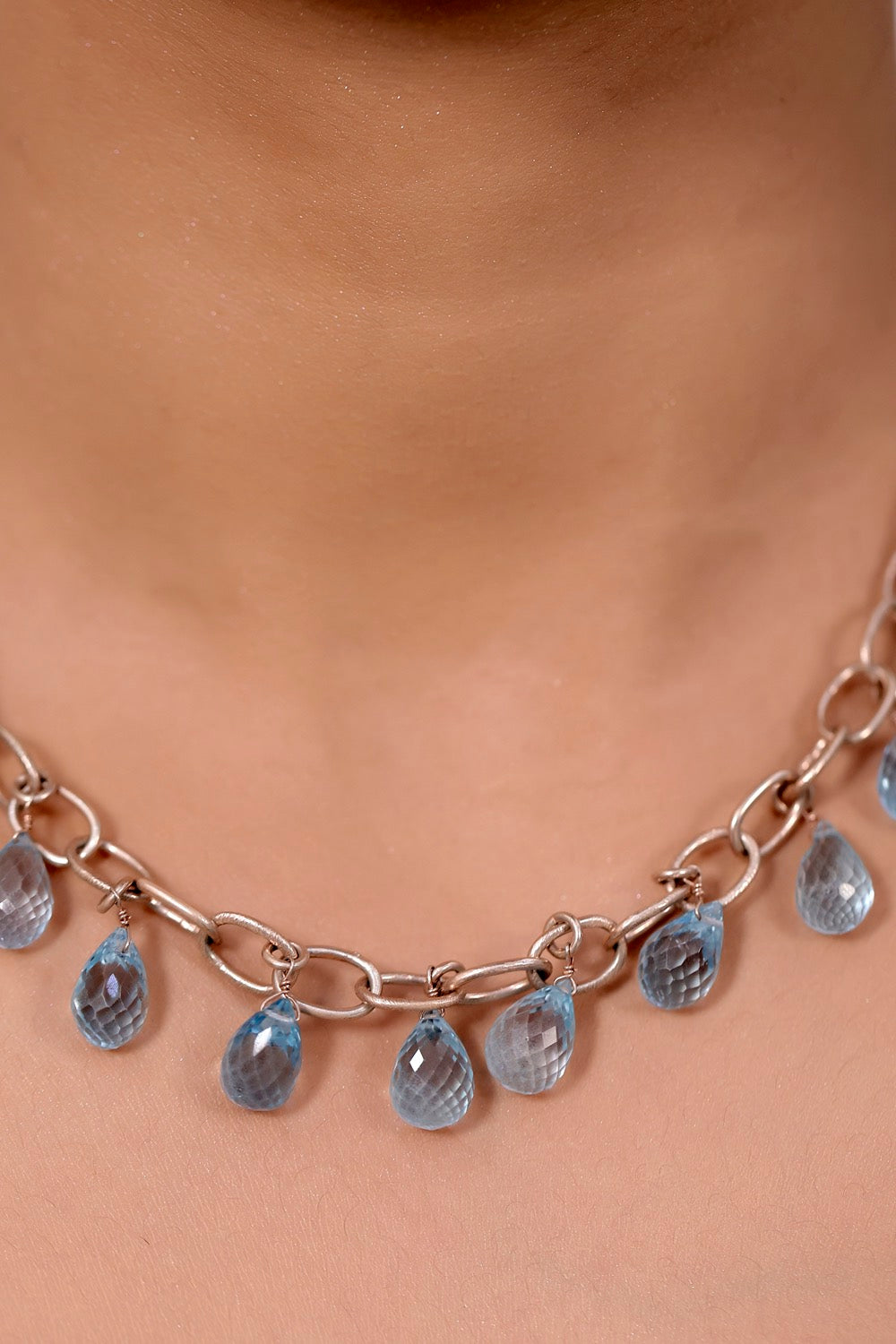blue topaz necklace