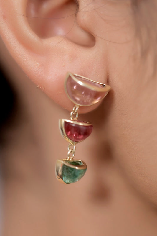 delicate tourmaline drop