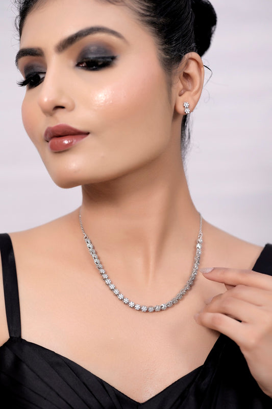 sterling silver necklace set